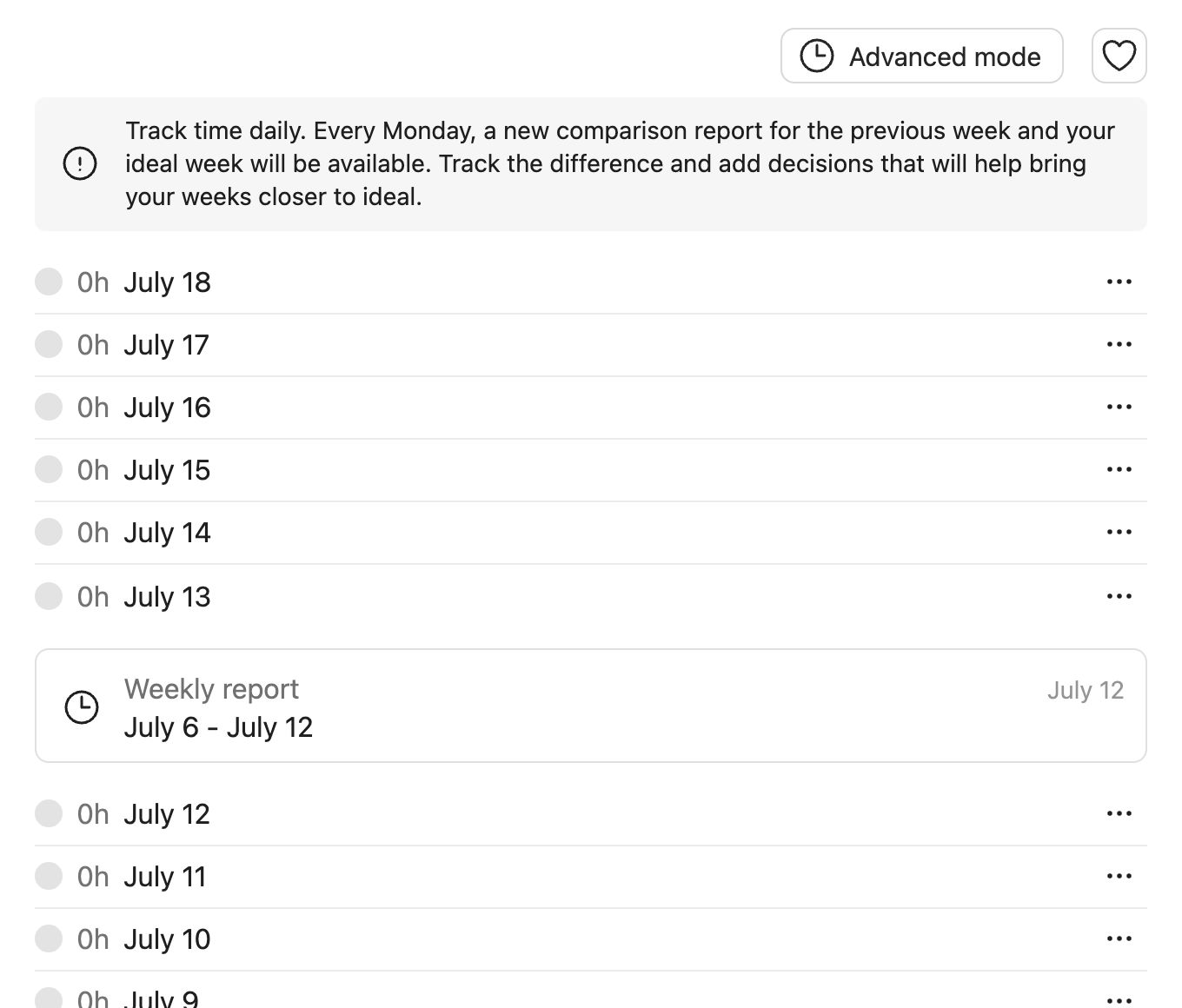Time tracking and insights